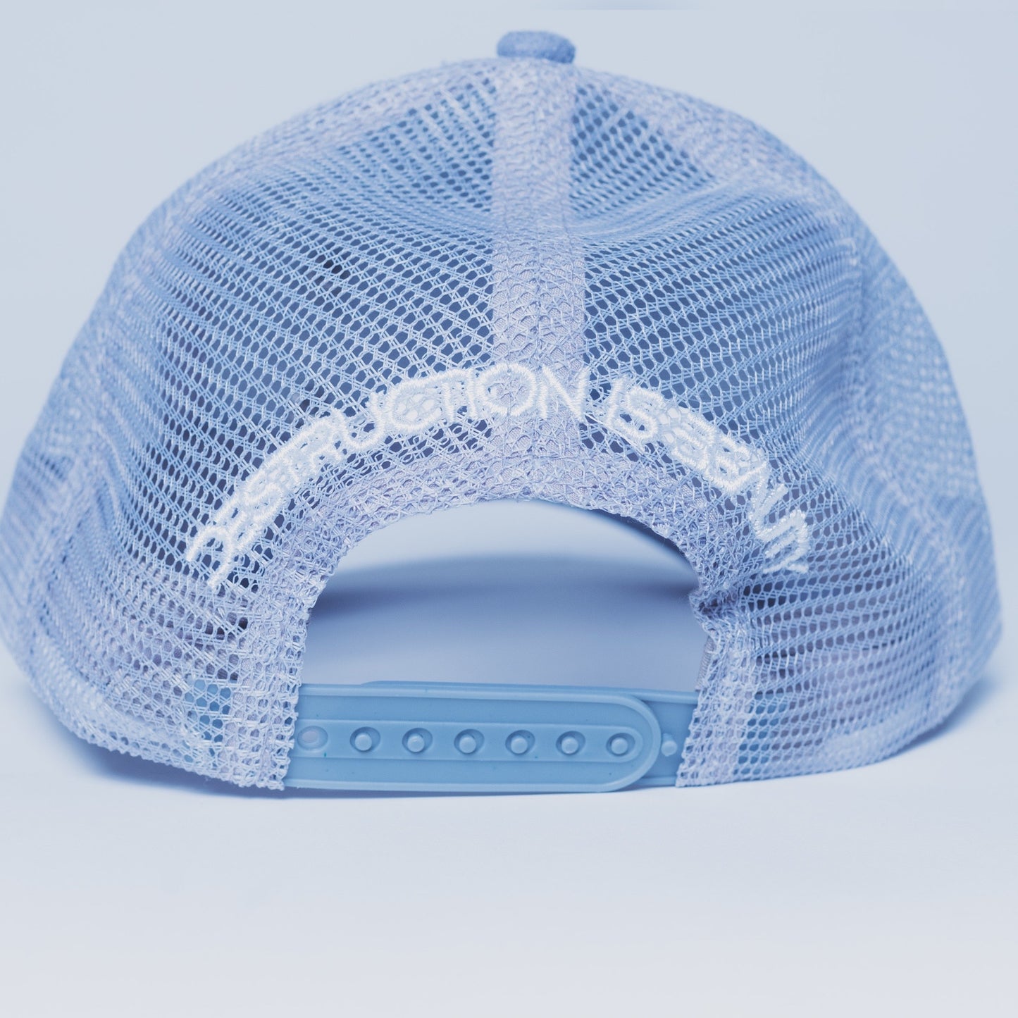 Teal Suede Mesh Trucker